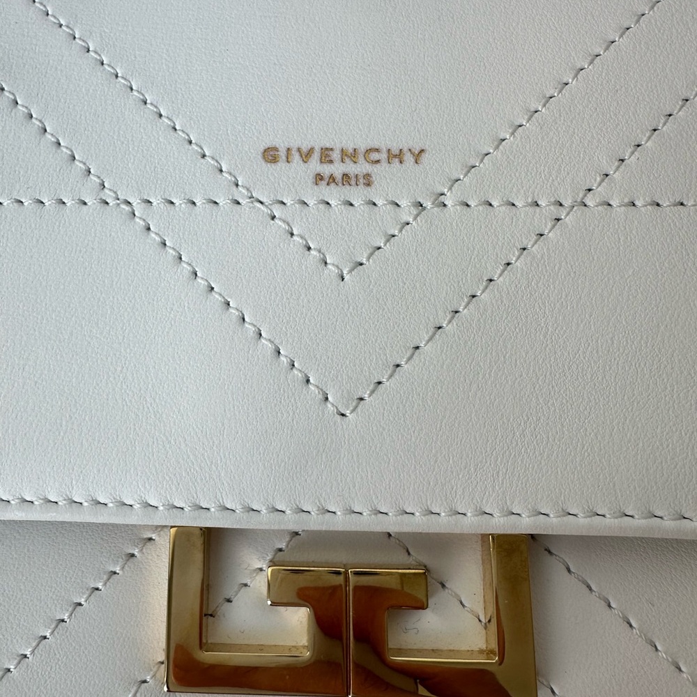 Givenchy Eden Mini Leather Crossbody - White - Picture 4 of 10